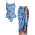 Swimsuit and sarong